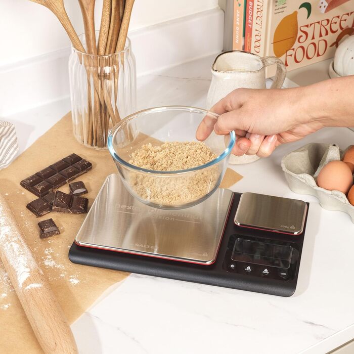Кухонні ваги Heston Blumenthal Precision By Salter 1049A HBBKDRUP - прецизійна платформа, 10 кг, 1 г, з функцією тарування, метричні та імперські одиниці