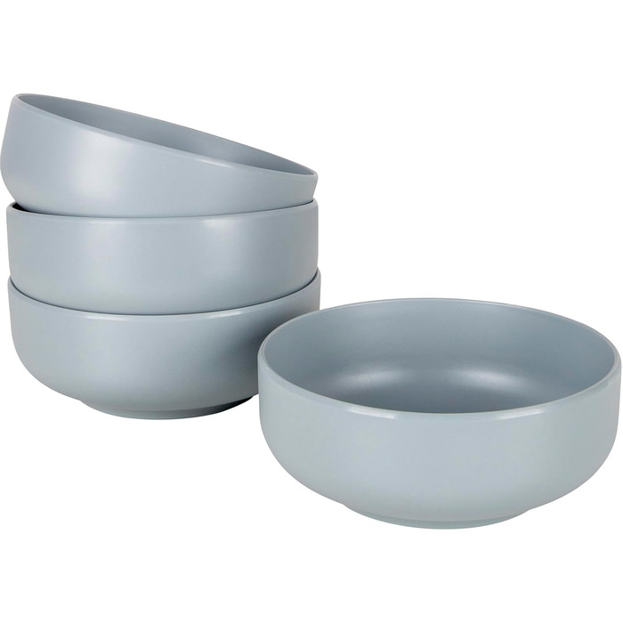 Набір посуду для кемпінгу Bo-Camp Melamin 16 предметів (Тарілки, чашки) сірий