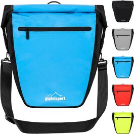 Багажна сумка I Кофри, сідельні сумки з 21 л об'ємом I Водонепроникний, світловідбиваючий, (синій)