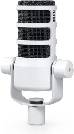 Rode XLR подкаст мікрофон для мовлення, чорний + відкривачка keepdrum (Podmic, білий)