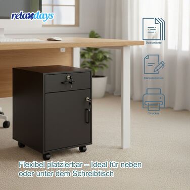 Замкнений роликовий контейнер Relaxdays