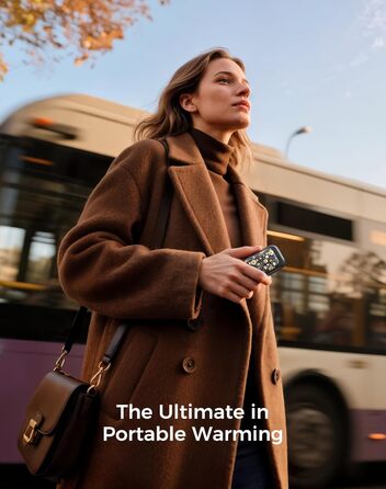 Електричні грілки для рук OCOOPA UT4 Young (Wiesenblumen), 5000mAh, 2 шт. - Компактні, Водонепроникні, Швидкий нагрів, USB