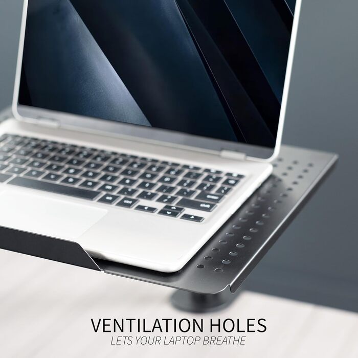 Підставка для ноутбука VIVO на стіл - регульована, з кріпленням (Stand-v001l)