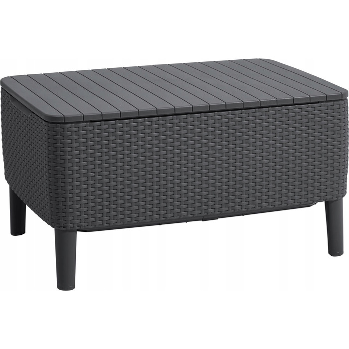 Комплект садових меблів Keter Salemo на 5 осіб, 4 предмети, антрацит