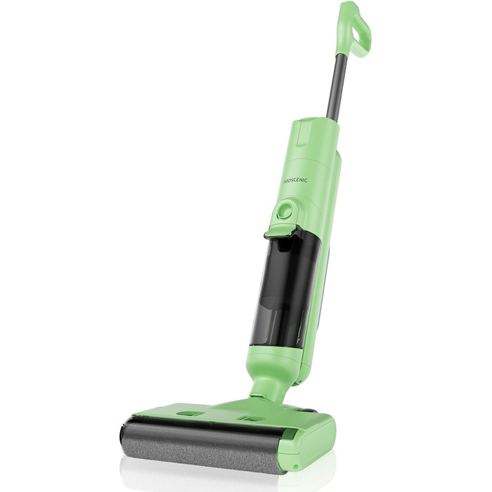 Робот-пилосос Proscenic Q8 Max+ з функцією миття, 8000Pa, 200хв, док-станція для самостійного очищення, лазерна навігація, керування через додаток, сумісність з Alexa, Google, Siri (зелений)