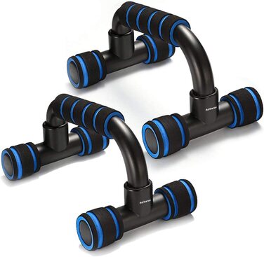 Віджимання Adkwse,віджимання, віджимання з 2 комплектів з нековзними професійними віджиманнями для тренування м'язів і силових тренувань синього кольору