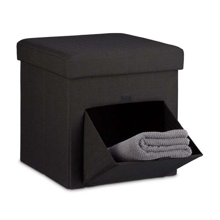 Relaxdays Складний табурет з кришкою