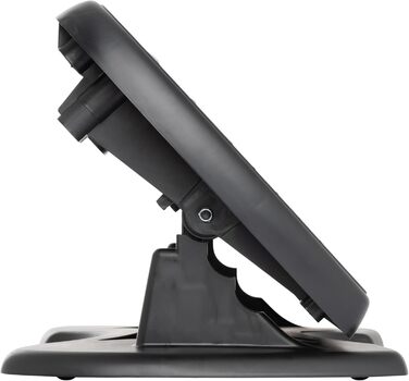 Підніжка для ніг Unilux Nymphea, регульована, антиковзка, динамічна, для офісу та дому, чорна, 43 x 33,7 x 12,2 см