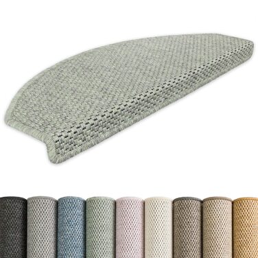 Ступінчасті килимки Kettelservice-Metzker Ґетеборг: набір 15 шт., напівкруглі, зелені