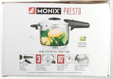 Скороварка Monix M911001 Presto, 4 л, без кольору