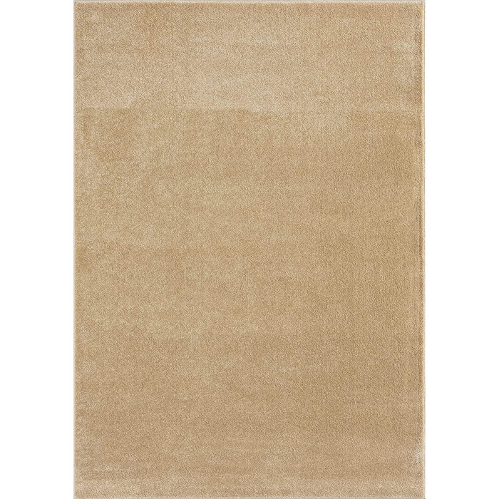 Килим Marley елегантний дизайнерський килим для вітальні, м'який і не вимагає особливого догляду килим з коротким ворсом для вітальні (80 х 150 см, золотий)