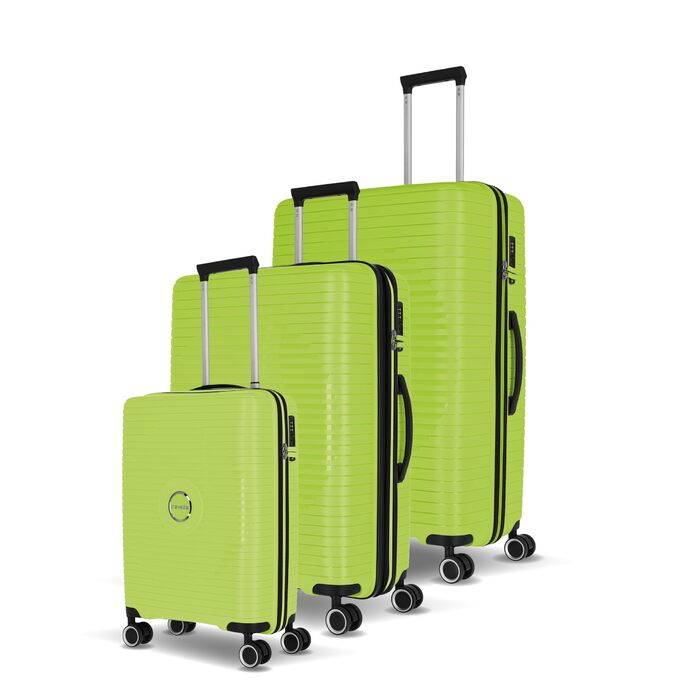 Набір валіз Travelite Orbita 3 шт. (L/M/S) з TSA замком та жорстким корпусом, Limone