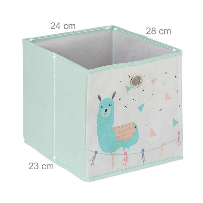 Поличка Relaxdays для дітей з ламою та коробками