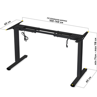 Каркас Mealux Powerframe Duo Black (арт. BS-20 Black)