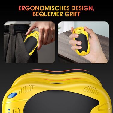 Електричні грілки для рук FANDLISS з акумулятором 10000mAh, 2 шт., з двостороннім нагрівом, USB, 3 режими, для кемпінгу та активного відпочинку