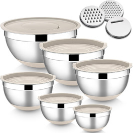 стиль: 6 силіконових форм для випічки + 6 кришок + 3 насадки-тертки