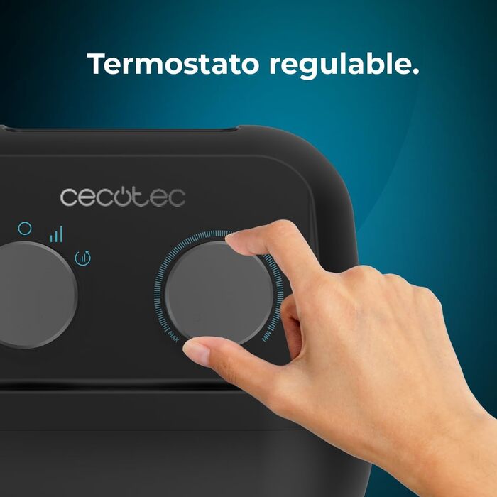 Обідній нагрівач Cecotec ReadyWarm 1500 Max Ceramic Rotate - керамічний, 1500 Вт, регульований термостат, 3 режими, 15 м²