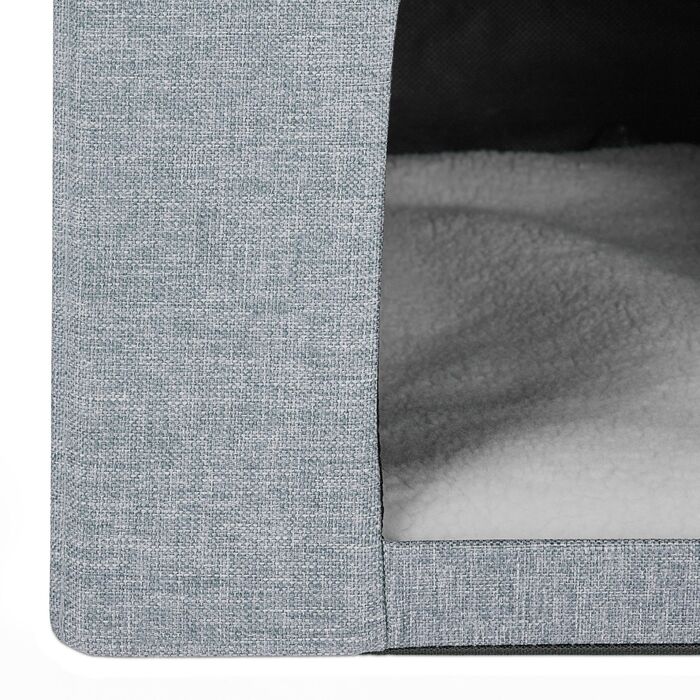 Будиночок для котів Relaxdays, сірий, складаний