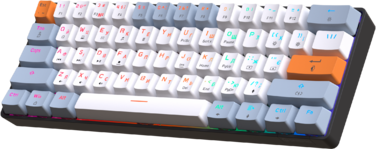 Дротова механічна клавіатура GamePro MK130R (Red) з Hot-Swap RGB Black