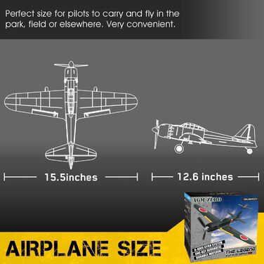 Літак на радіокеруванні VolantexRC 761-5 P51 Mustang RTF 4-канальний, для початківців, зі стабілізацією Xpilot та акробатичними режимами
