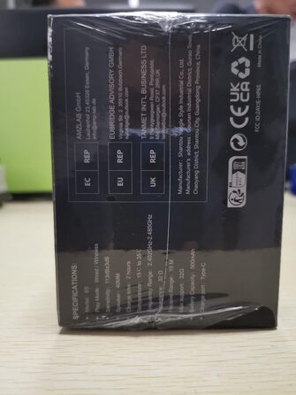 Бездротові накладні навушники Bluetooth, 6 режимів еквалайзера, 65 годин, HD-мікрофон, FM, SD/TF, чорний/Червоний