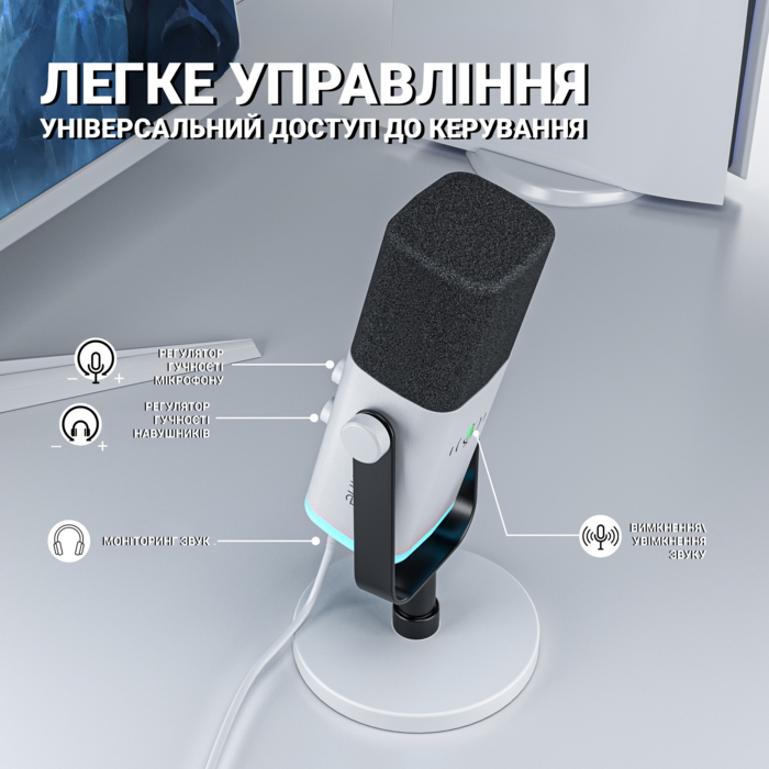USB мікрофон Fifine AM8W
