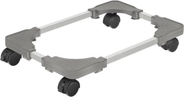 Підставка для комп'ютера Liitrton Mobiler, регульована, на коліщатках, для більшості ПК (білий, світло-сірий)