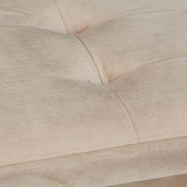 Лавка Relaxdays з оксамитовим покриттям та дерев'яними ніжками