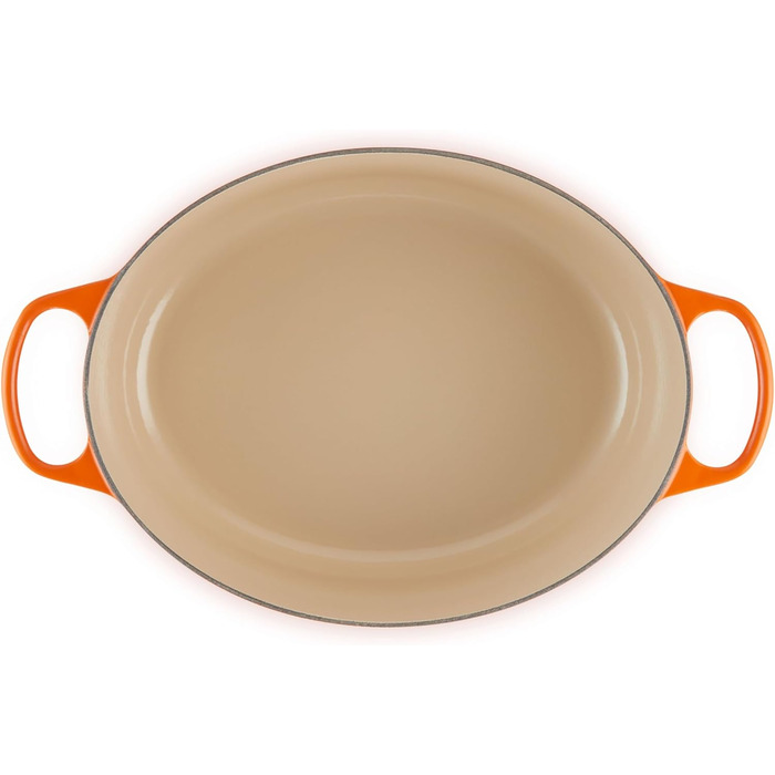 Le Creuset Signature Чавунний Бражульник з кришкою, 33 см, овальний, 7.5 л, для всіх типів плит, включаючи індукцію, чорний матовий