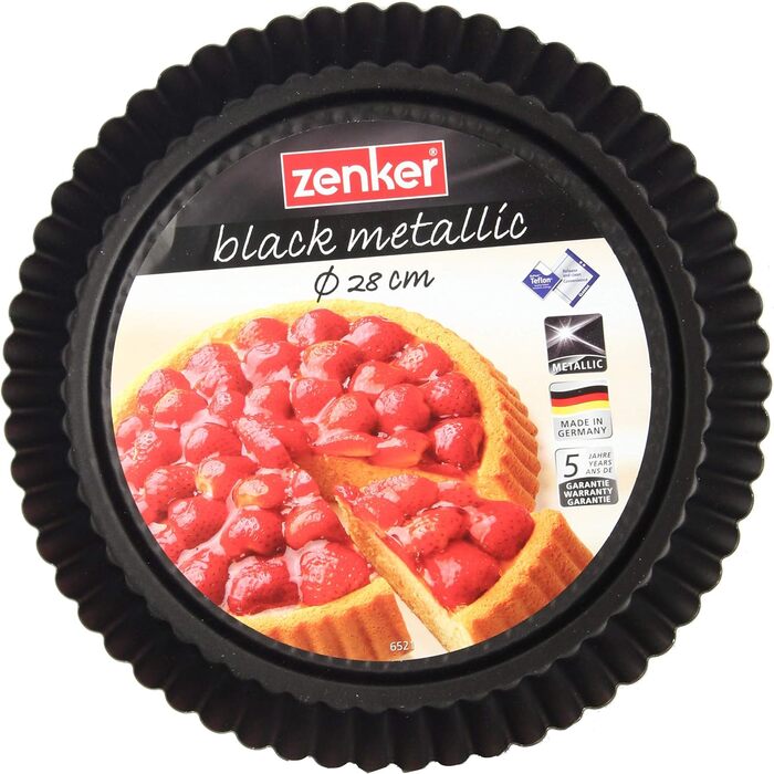 Форма для хліба Zenker Clafoutis, кругла, 230 C, чорна, DE, 35 мм