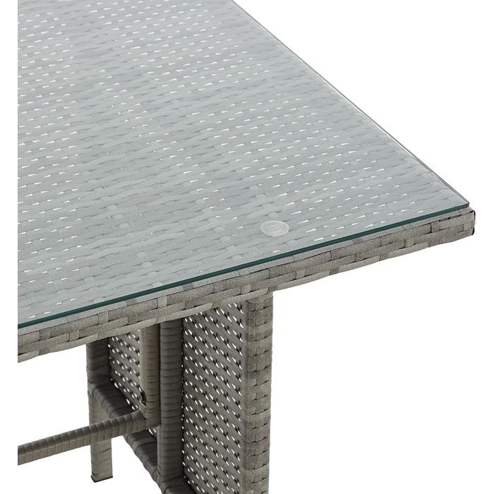 Кутовий диван садовий SVITA Monroe з ротангу (поліротанг) сірий - комплект меблів для відпочинку