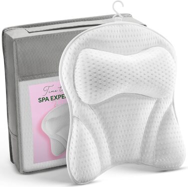 Подушка для ванни PEULEX Komfort: підтримка шиї та спини, з міцними присосками, м'яка, для ванни та джакузі