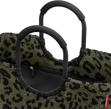 Сумка Reisenthel Loopshopper L – стильна та містка, з водонепроникним покриттям та кишенями з перероблених PET-пляшок, колір Gold (Teddy Leo Olive)