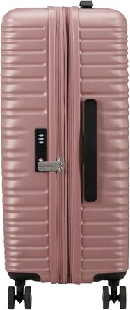 Набір валіз American Tourister Aerotech (3 шт.) - ручна поклажа, середній, великий, розширюваний, з TSA-замком, блакитний/рожевий (металік)