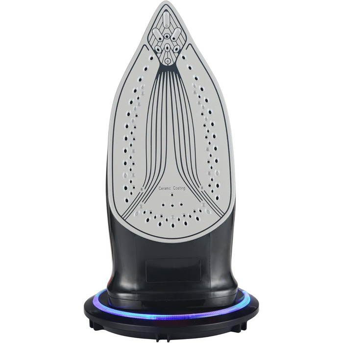 Бездротовий парогенератор SENYA Simple Move V2 - 2400 Вт, 35 г/хв, керамічна підошва, вертикальне прасування, червоний