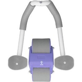 Ролик для живота Asixxsix з автоматичним відскоком фіолетовий