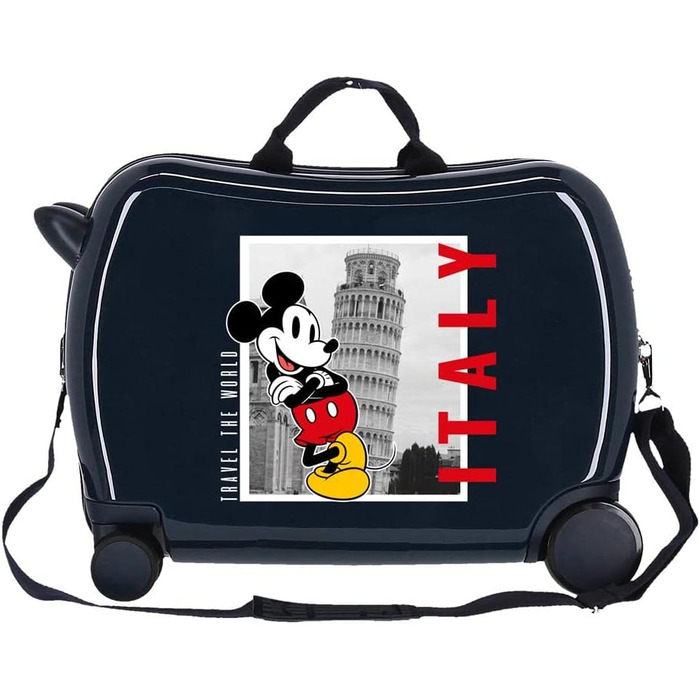 Дитяча валіза Disney Mickey Y Minnie Travel The World, один розмір синій