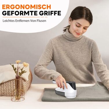 Електричний видальник ворсу Ziitty: 3 режими, 6 лез, для різних тканин. Ідеально для сім'ї