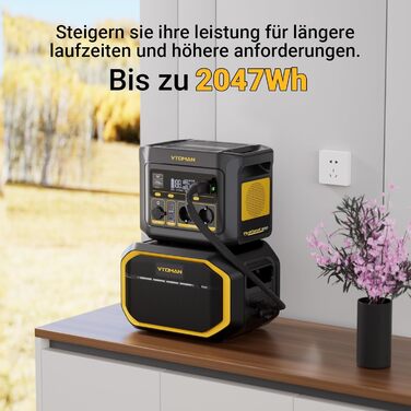 Портативна електростанція VTOMAN 600W (пікова 1200W) 499Wh з LiFePO4 акумулятором, 100W USB-C, швидка зарядка 60 хв (0-80%) для кемпінгу, риболовлі, автодому (FlashSpeed 600+додаткова батарея)