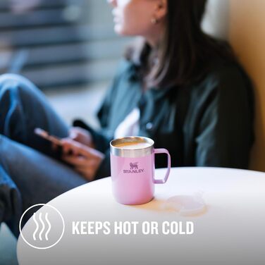 Термокружка Stanley Classic Legendary Camp Mug 0.23L фіолетовий - нержавіюча сталь, без BPA, для кемпінгу