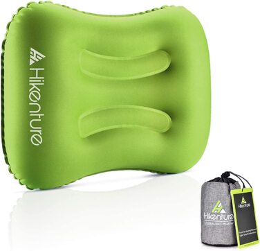 Подушка для кемпінгу для кемпінгу Легка подушка для подорожей надувна подушка для шиї подушка для кемпінгу для кемпінгу, подорожей, активного відпочинку (Зелений)