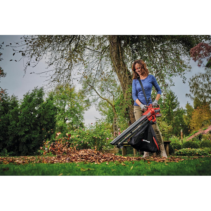 Акумуляторний повітродув та пилосос Einhell VENTURRO 18/210 Power X-Change (18 В, 500 м³/год, мішок 45 л, 210 км/год) без акумулятора та зарядного пристрою