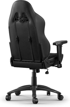 Крісло AKRacing California Gaming Chair, шкірозамінник, 5 років гарантії (Ojai, чорний)