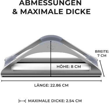 Підставка для ноутбука Vertikaler – регульована підставка для MacBook, ноутбуків та інших моделей (Space Grey)