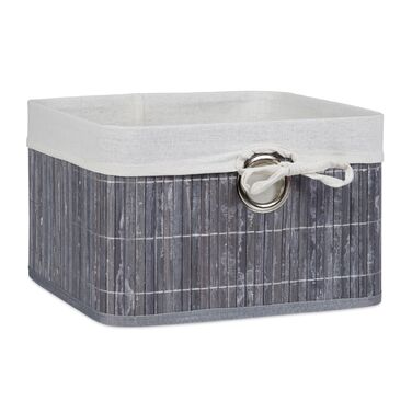 Кошик для зберігання Relaxdays з бамбука