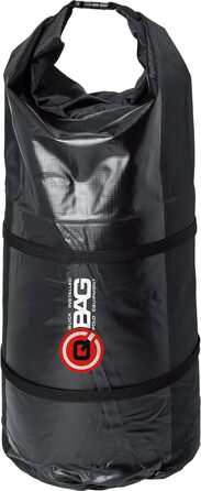 Багажний рулон, водонепроникна сумка для мотоцикла, чорна, 50 літрів