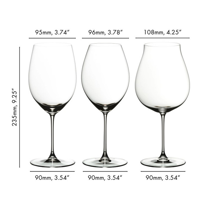 Набір келихів Riedel Tasting Set мл х 3 шт (5449/74)