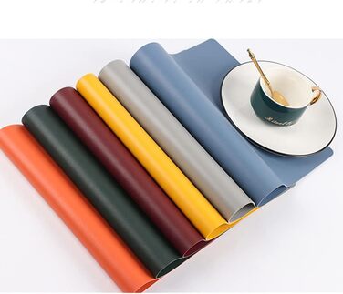 Набір серветок на стіл, 6 шт, чорного кольору, термостійкі, миючі, для кухні та обіднього столу, декор