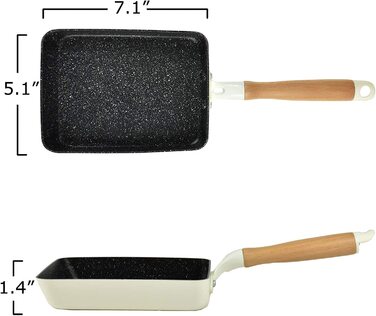 Сковорода для омлету Artcome 13х18 см біла
