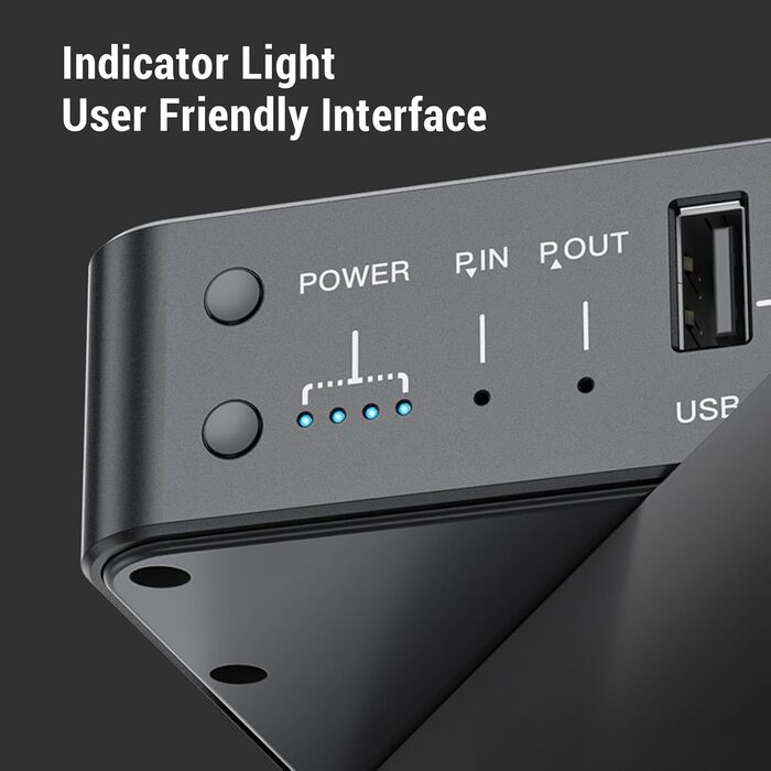 UPS джерело безперебійного живлення 9000mAh для USB 5V/9V/12V/15V/24V DC